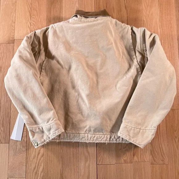 Elwood Petrol Workwear Cropped Jacket Khaki Tan Adult Medium NWT - Picture 2 of 8